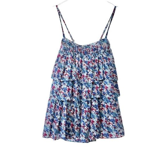 Free People One Talia Tunic in Blue Combo Size XS - Picture 2 of 5